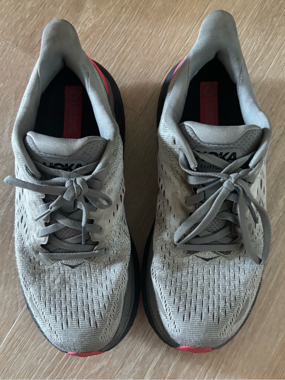 Hoka One one  Sneakers in Gray with bright Accents